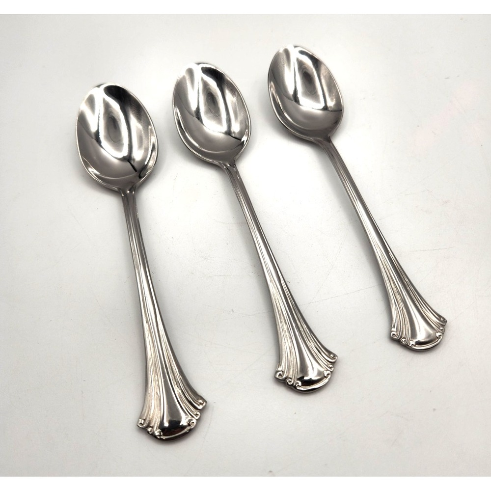 Reed & Barton ESTORIL Select Stainless Flatware Set of 3 Place Soup Spoons